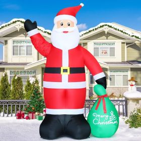 10.3 FT Waving Christmas Inflatable Santa Decorations