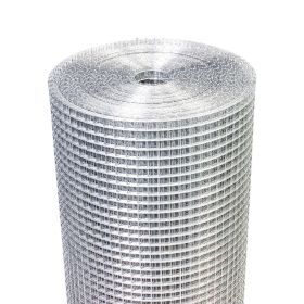 Hardware Cloth 1/2 inch 60in x 100ft 19 Gauge, Hot-dip Galvanized After Welding Chicken Wire Fence Roll Garden Plant Welded Metal Wire Fencing Ro