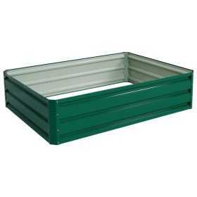 Patio Raised Garden Bed for Vegetable Flower Planting (Color: Dark green)