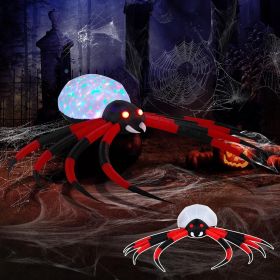 Halloween Outdoor Decorations, Blow Up Yard Decorations, Built-in LED Lights Décor for Indoor Home Party Garden Lawn Store, 5.9FT Pumpkin Ghost (Style: Giant Spider)